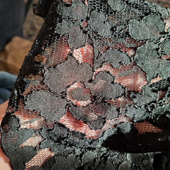 INC International Concepts Black Long Bell Sleeve Lace Sheath Dress - Picture 8 of 8